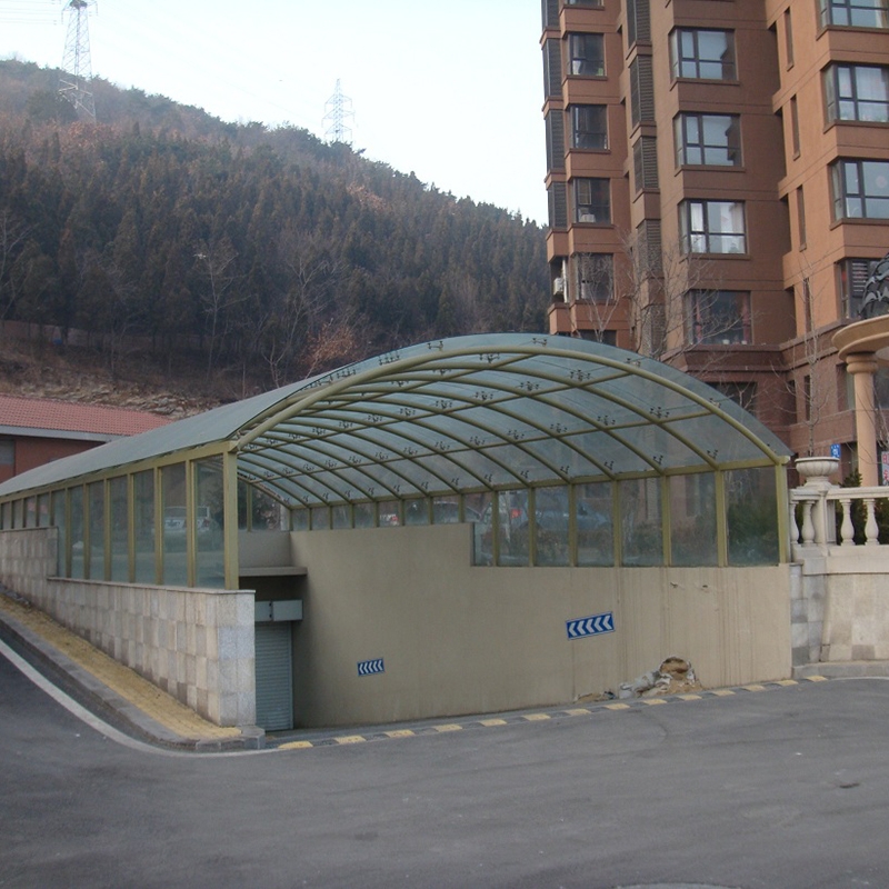 大连车库入口雨棚